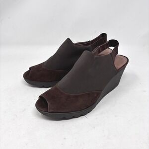 Donald J Pliner Mynne Platform Wedge Sandal Size 9 Lagenlook Artsy Old Money